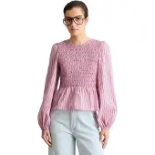 Marc o'polo DENIM Blouse donkerbruin / rosa