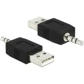 DeLOCK 66069, USB-A, 3.5, zwart