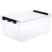 Orthex Classic Kunststof Opbergdoos 14 l Met deksel Transparant 30 x 40 x 18 cm
