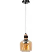 Lucide ILONA - Hanglamp - Ø 18 cm - 1xE27 - Amber