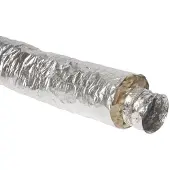 Spiraliet Flexibele Slang Geïsoleerd Ø127MM 10 Meter