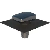 Ubbink Ventilatiepan 100-160 Zwart
