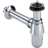 Technim Plugbeker Sifon Chroom 5/4x32MM Inclusief Muurbuis & Rozet