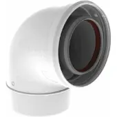 Burgerhout Twinsafe Concentrisch Bocht 90 graden 60/100