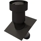 Ubbink Ventus Dakdoorvoer 15-55' 150-160 zwart