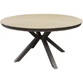 AVH-Collectie Samantha dining tuintafel 120xH75 cm rond latte keramisch blad
