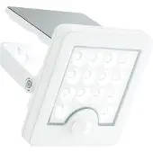 Brilliant Witte Muurlamp Luton Solar