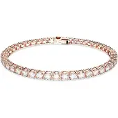 Swarovski 5657657 Armband Matrix Tennis rosekleurig-wit.