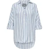 ONLY Carcaro Linnen Tuniek Dames Blauw 48
