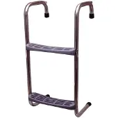 PLASTIMO Stainless Steel Pontoon Ladder Zilver 90 x 485 mm