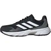 Adidas Sportschoen 'CourtJam Control 3' grijs / zwart / wit