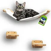 OEM Klimwand voor katten, hout, 3-delig, groot