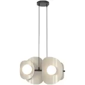 Emibig Hanglamp ELEMENTI, beige, 4xG9x15W, metaal, afmetingen: 120x54x23cm, IP20,