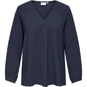 ONLY Carmetta Blouse Dames Blauw 48