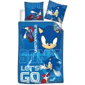 Aymax Sonic beddengoedset, polyester-katoen, deken en kussensloop, 140x200 cm + 65x65 cm