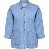 ONLY Carkirsi Denim Jas Dames Blauw 44