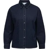 ONLY Carmaggie Denim Overhemd Dames Blauw 48