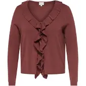 ONLY Carluis Vest Dames Rood Xl-54