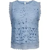 ONLY Cargelina Top Dames Blauw 42