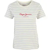 Pepe Jeans Shirt 'MAE' opaal / karmijnrood / natuurwit