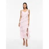 Vila Viluna Bandje Maxi Jurk 38 EU dames
