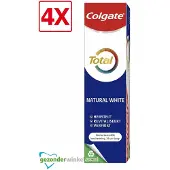 Colgate 4 x - Tandpasta - Total - Natural White - 75ml