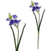 Inspiruj - Frezja piankowa - Gałązka - Fiolet - 59 cm