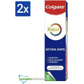 Colgate 2 x - Tandpasta - Total - Natural White - 75ml