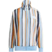 Adidas Gebreid vest 'Firebird' marine / lichtblauw / oranje gemêleerd / wolwit