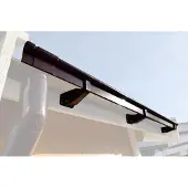 Weka Dakgootset - Kunststof - Bruin - Breedte 650cm - Voor Zadeldak