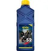 Putoline Motorolie S2 2T, 1 liter fles / API TC, JASO FD, ISO-L-EGD, gedeeltelijk synthetisch