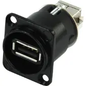 Neutrik Omkeerbare USB-adapter 2.0 Bus, inbouw NAUSB-W-B Doorvoer NAUSB-W-B Inhoud: 1 stuk(s)