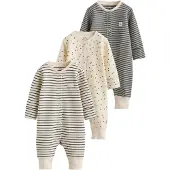 Next Rompertje/body beige / koper