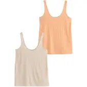 Next Top taupe / lichtoranje