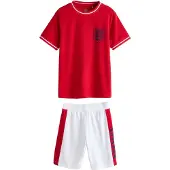 Next Nachtkledij rood / zwart / wit