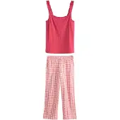Next Pyjama rood / wit