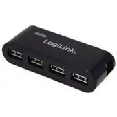 Logilink UA0085 UA0085 USB-hub 4 poorten USB-A USB 2.0 480 MBit/s Zwart