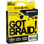 Spro GOT BRAID! Green - 150m - Snoek Lijn - Snoeklijn- Snoek Draad - Snoekdraad -