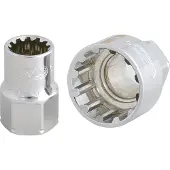 Ks Tools 19 mm doorgaande doornut, TRIPLEplus, 13 mm