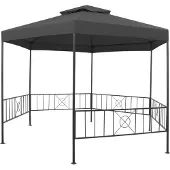 Syfax Tuinprieel 323x275x265 cm antraciet