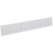 Nedco Plintrooster 50X8Cm Alu Wit Flens