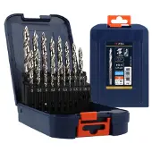 Rotec Spiraalborenset | 104 - STEP-X | DIN 338 | 19-dlg | ø1-10 ABS - 900.0070