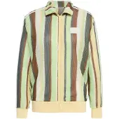 Adidas Gebreid vest 'Firebird' bruin / lichtgeel / grafiet / lichtgroen