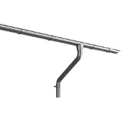 Weka Dakgootset - Verzinkt Staal - Zilver - Breedte 400cm - Voor Zadeldak