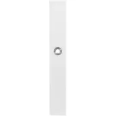 GPF bouwbeslag GPF Langschild XL rechth enkelv 282x40x8,5mm blind wit