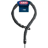 ABUS Einsteckketting ADAPTOR CHAIN Superior 7KS, geschikt voor framesloten of alarmbox 2.0 - 7 mm dikke stalen ketting met ovale schakels - Fietsslot voor fiets en e-bike - Lengte 130 cm, zwart
