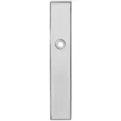 GPF bouwbeslag Langschild rechthoekig enkelverend 218x40x8.5mm BB72 - RVS gepolijst