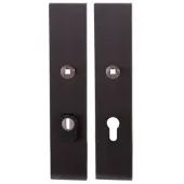 GPF bouwbeslag PVD antraciet VH-schilden SKG*** 248x52 mm rechthoekig met kerntrekbeveiliging PC72