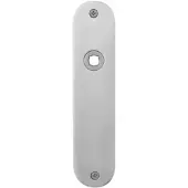 GPF bouwbeslag Gatdeel links/rechts plaatschild afgerond 181x41x2mm PC55