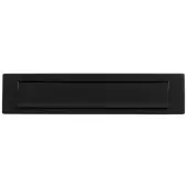 GPF bouwbeslag GPF Briefplaat 340x77 met valklep 280x45mm zwart